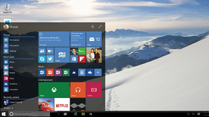سیستم عامل Windows 10