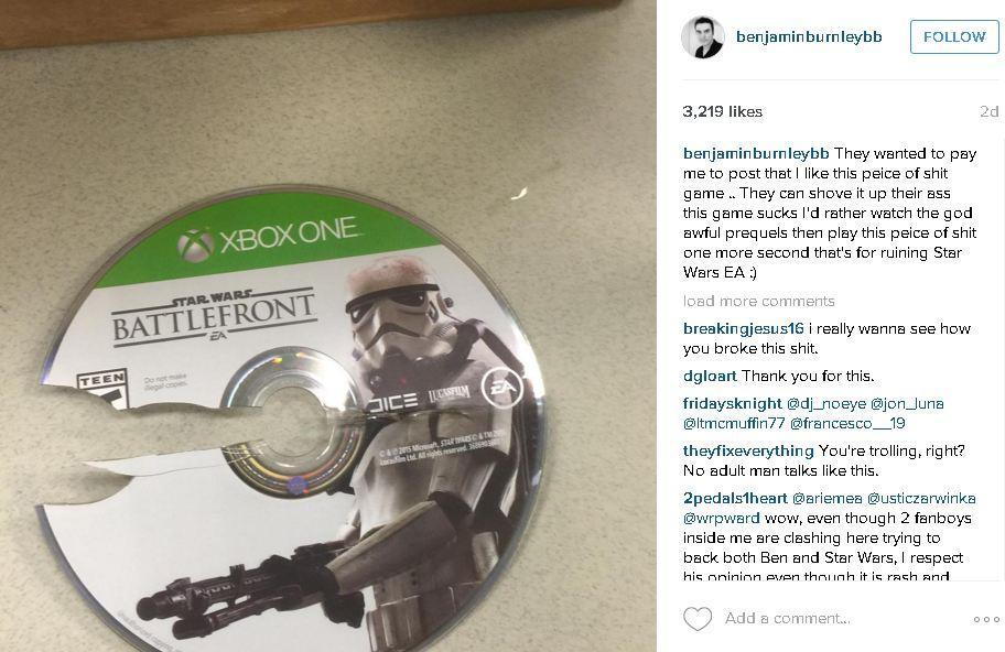 Benjamin Burnley Star Wars Battlefront