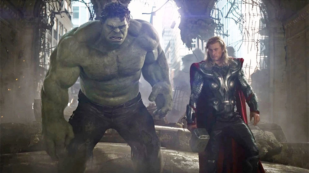 Hulk, Thor, Thor ragnarok, اونجرز, شرکت مارول (Marvel Entertainment)