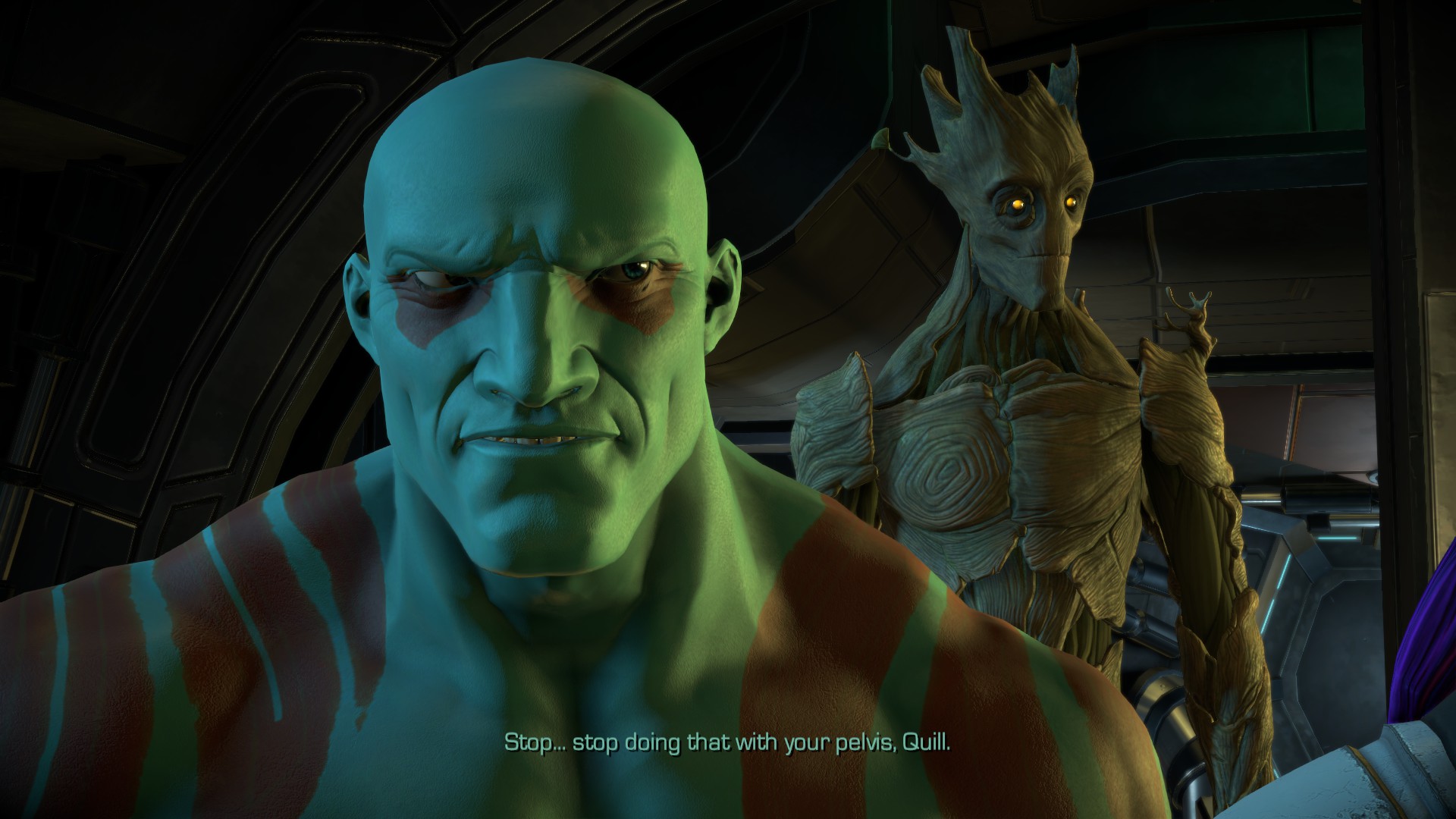 Drax and Groot