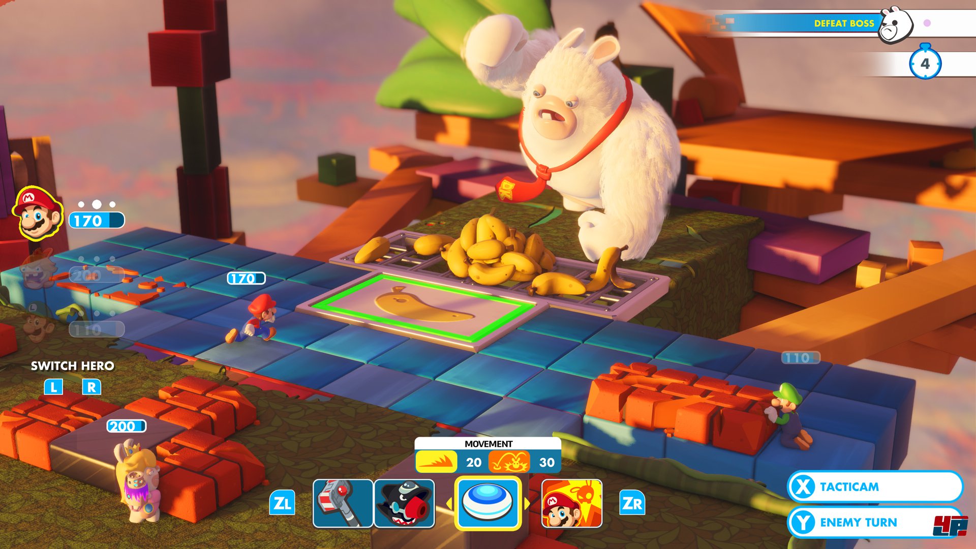 Mario + Rabbids Kingdom Battle, کنسول نینتندو سوییچ (Nintendo Switch)