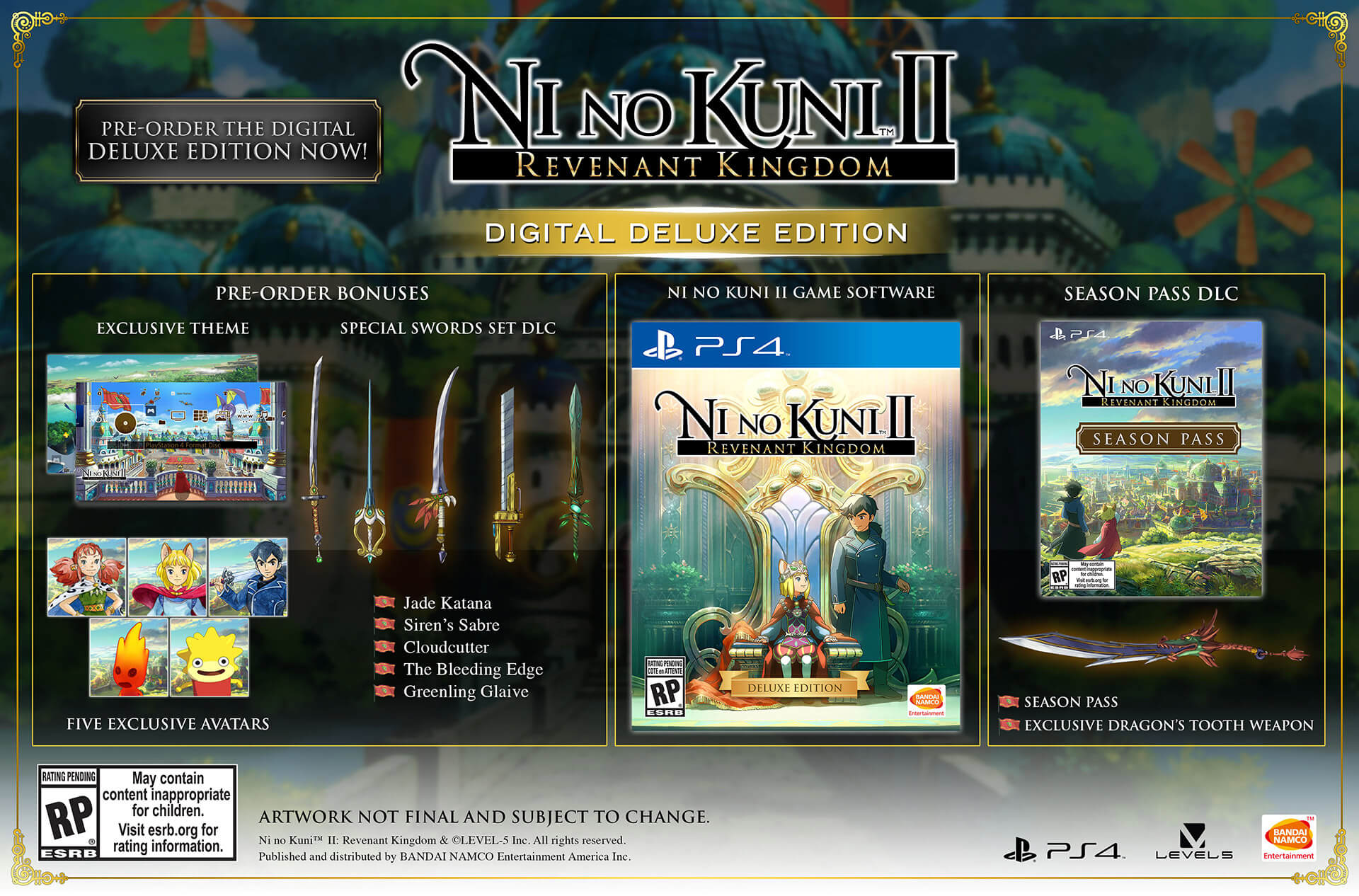 Ni No Kuni 2: Revenant Kingdom, پی سی گیمینگ (PC Gaming)