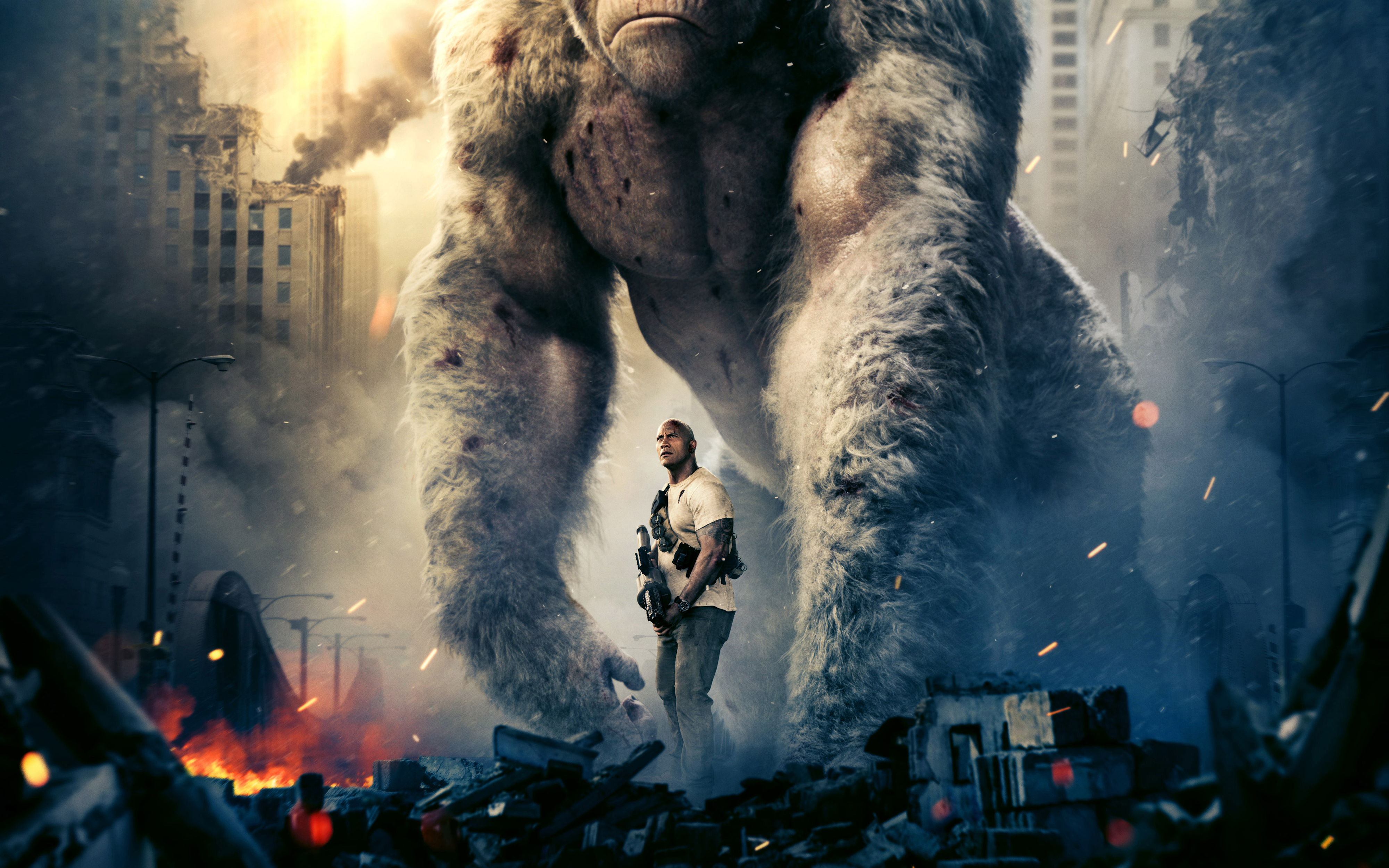 Dwayne Johnson, new line cinema, Rampage