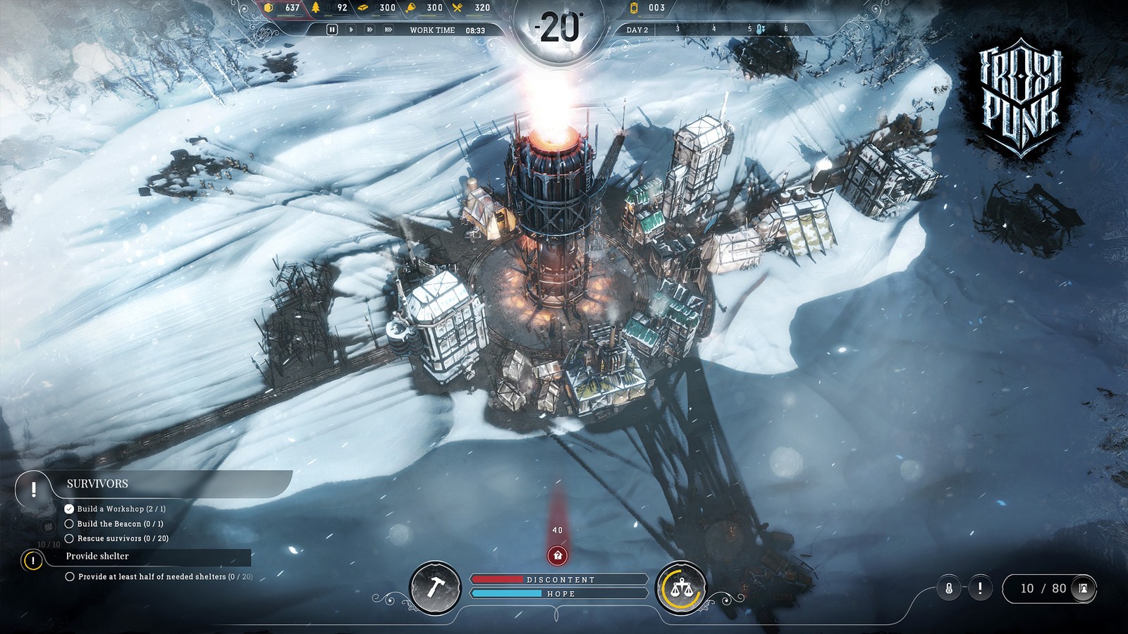 Frostpunk, پی سی گیمینگ (PC Gaming)