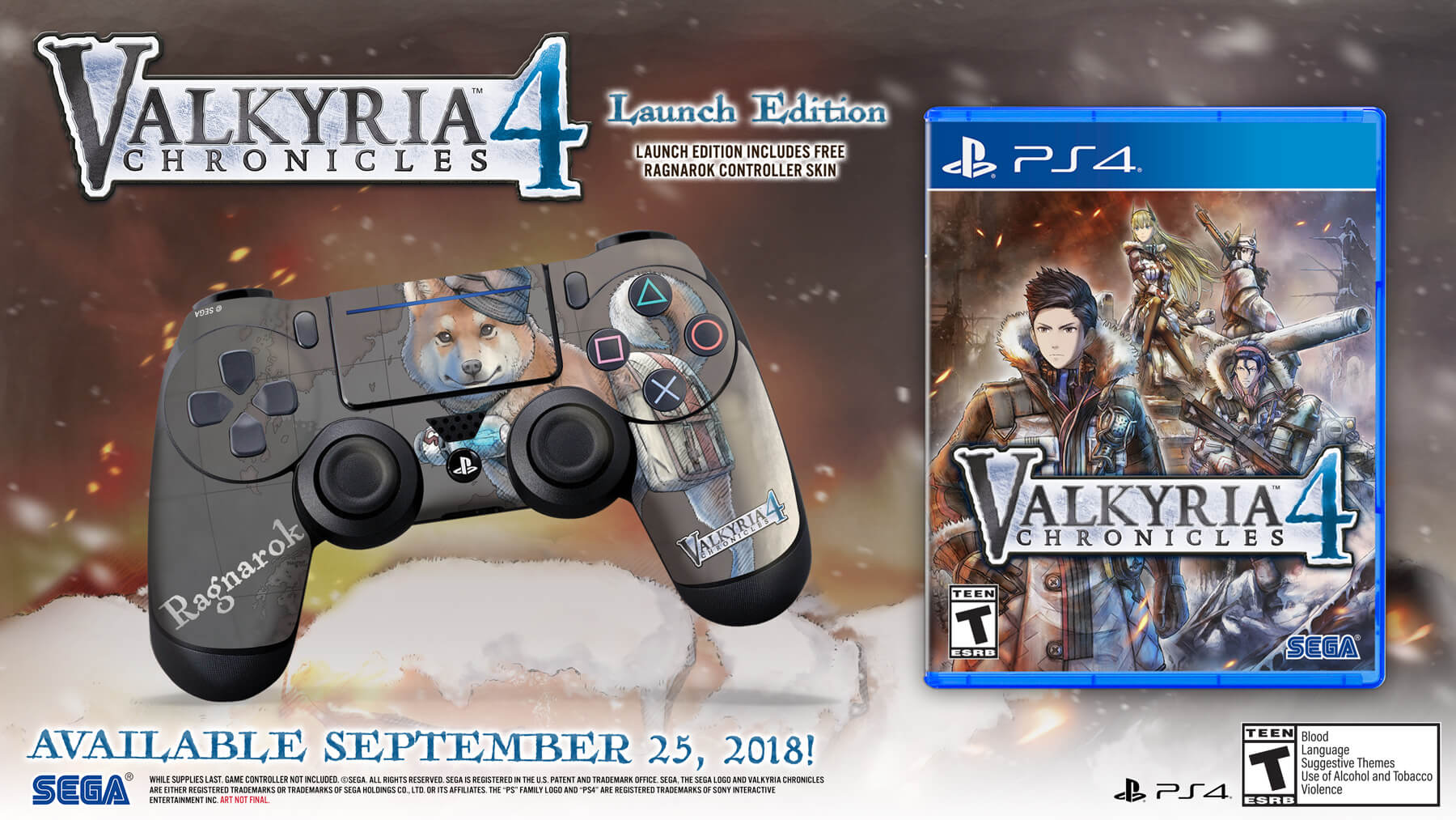 Valkyria Chronicles 4, شرکت سگا (SEGA), کنسول نینتندو سوییچ (Nintendo Switch)