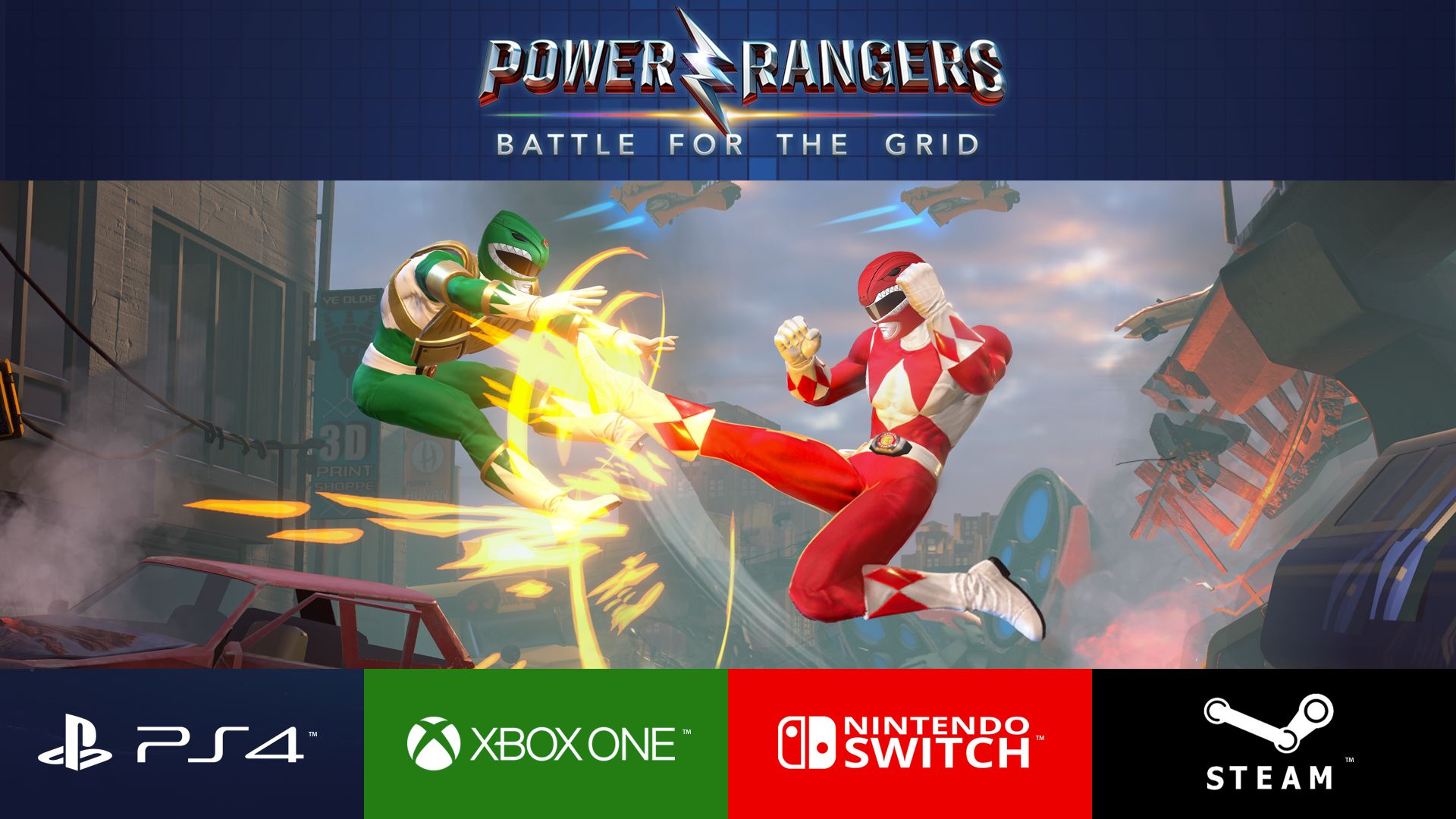 Power Rangers, کنسول نینتندو سوییچ (Nintendo Switch)