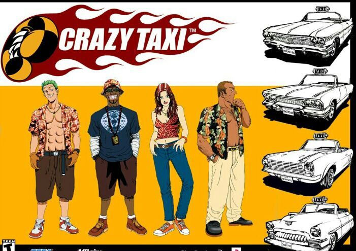 بازی تاکسی دیوانه (Crazy Taxi)