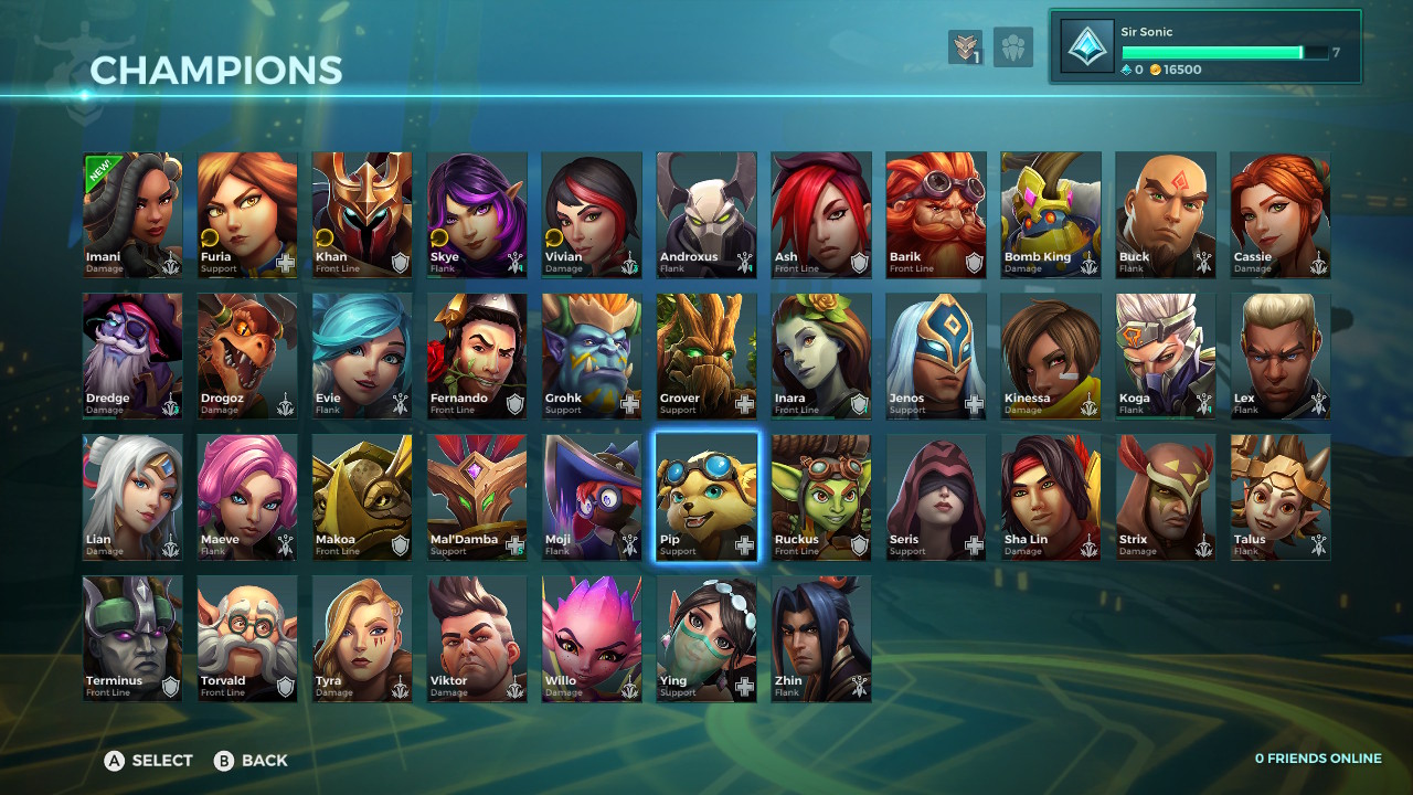 Paladins, کنسول نینتندو سوییچ (Nintendo Switch)