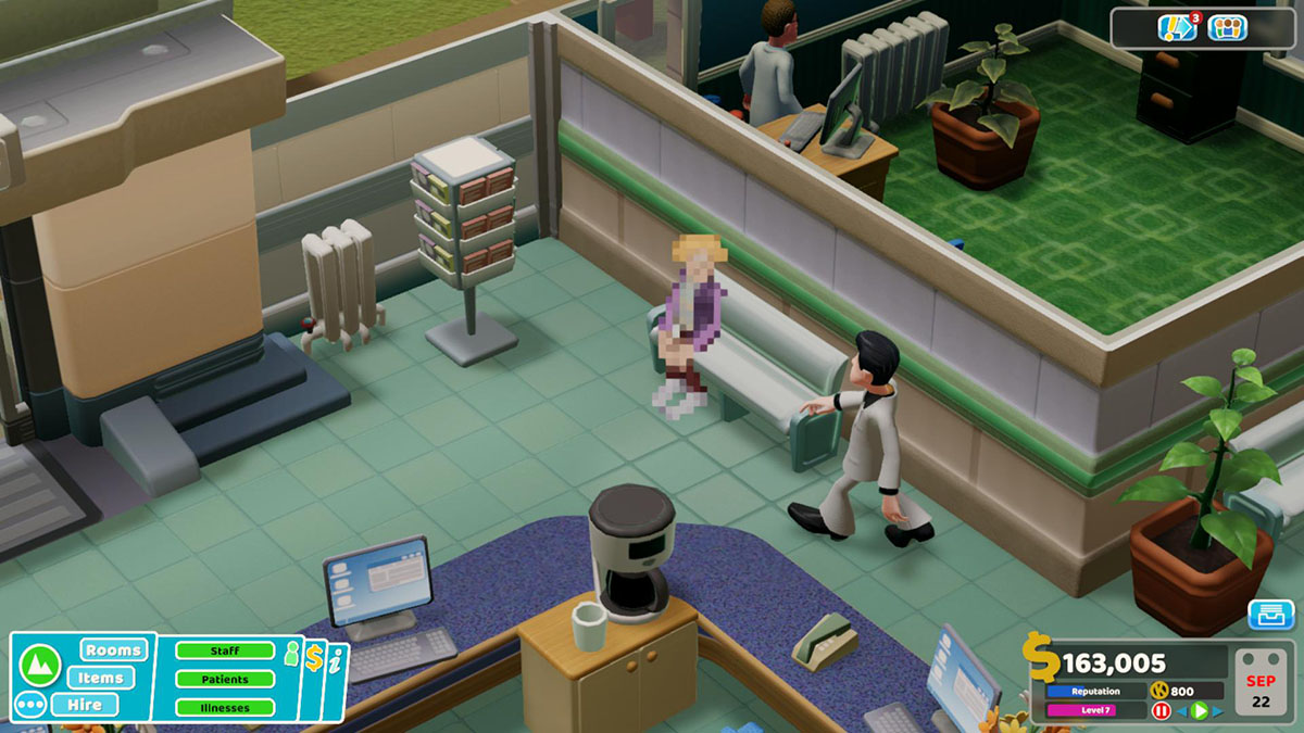 Simulation, Two Point Hospital, پی سی گیمینگ (PC Gaming), شرکت سگا (SEGA)