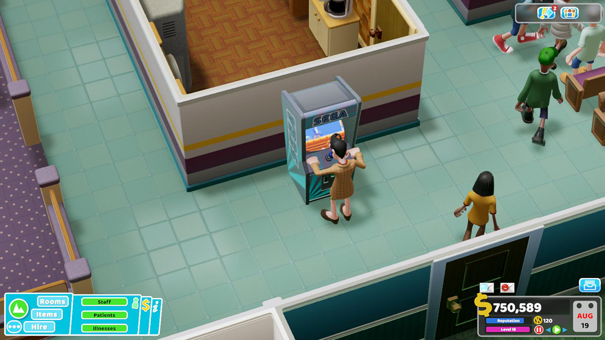 Simulation, Two Point Hospital, پی سی گیمینگ (PC Gaming), شرکت سگا (SEGA)