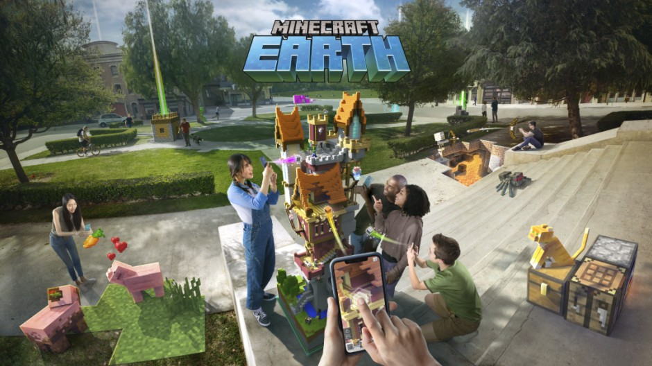 بازی واقعیت افزوده‌ Minecraft Earth