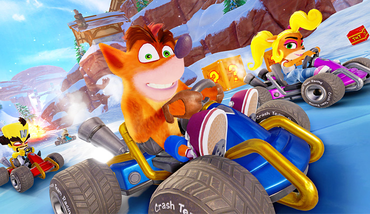 تماشا کنید: حالت‌ها و پیست‌های جدید بازی Crash Team Racing Nitro-Fueled نمایش داده شد