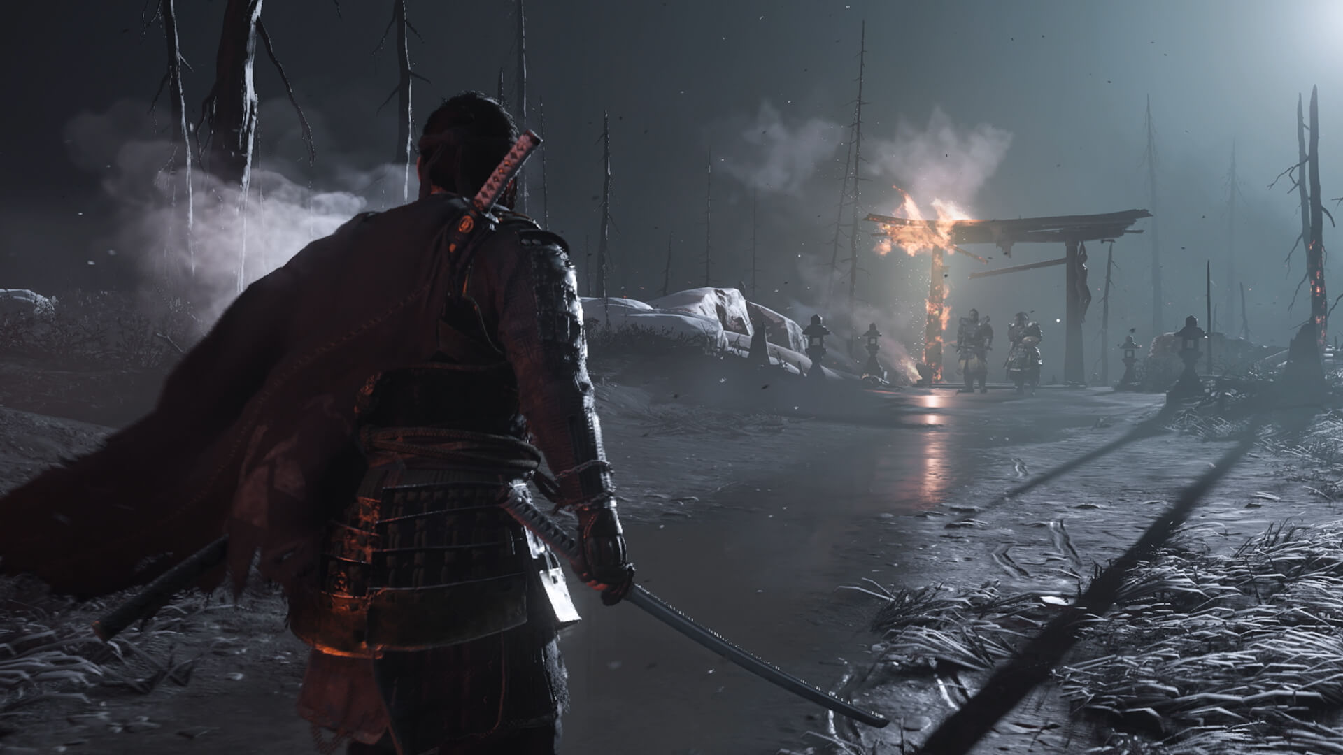 سیستم مبارزi بازی Ghost of Tsushima