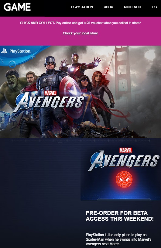 Google Stadia, Marvel's Avengers, شرکت Crystal Dynamics, شرکت Eidos Montreal, شرکت Square Enix, کنسول Xbox One