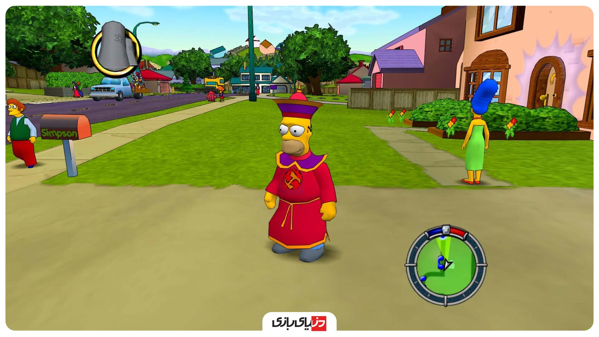 بازی های مشابه GTA - بازی The Simpsons Hit & Run